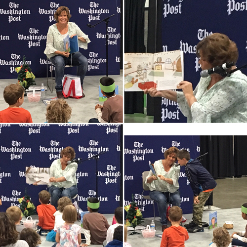 Pictures of Lezlie at the 2017 National Book Festival